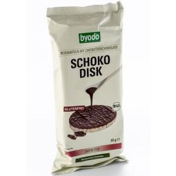 Rondele expandate orez ciocolata neagra eco 65g - BYODO