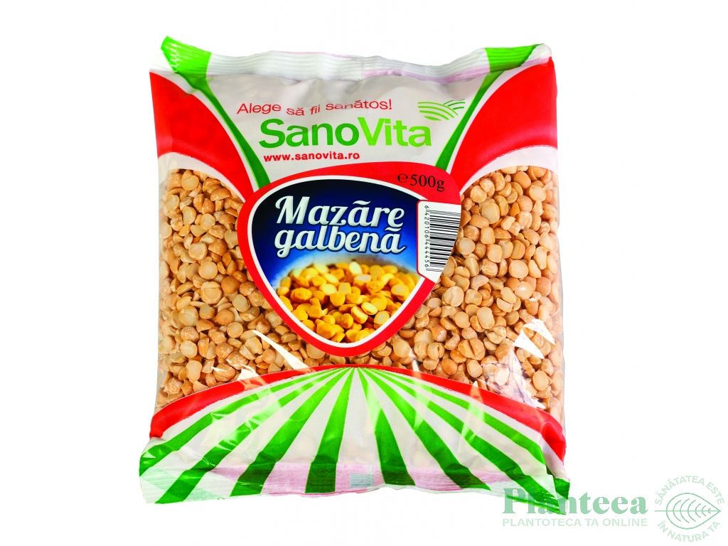 Mazare galbena jumatati 500g - SANOVITA