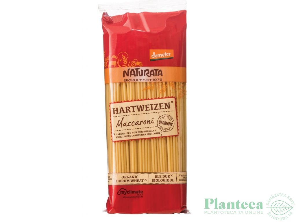Paste macaroane grau semola 500g - NATURATA