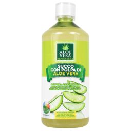 Suc aloe vera pulpa natur 1L - BENESSERE