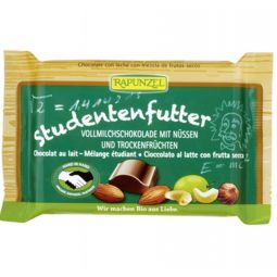 Ciocolata lapte integral cu mix fructe nuci eco 100g - RAPUNZEL