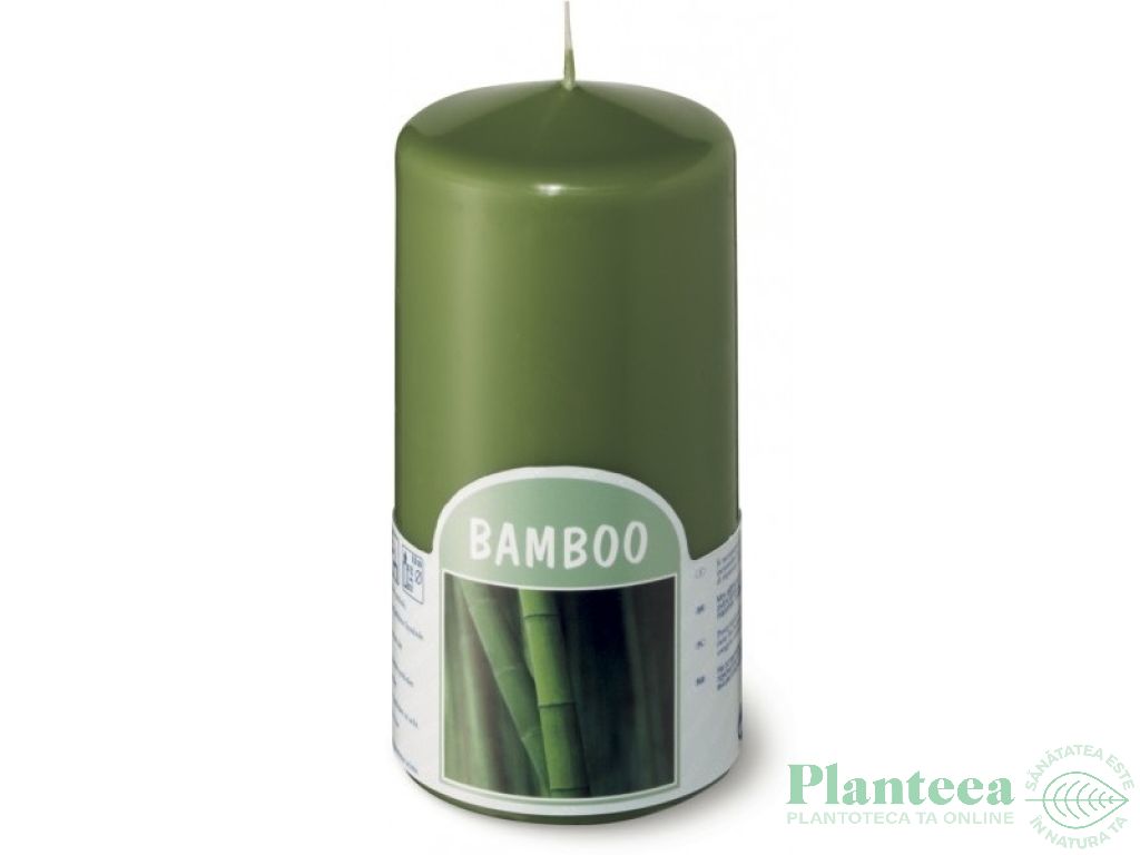 Lumanare parfumata stalp 33h bamboo 260g - BOLSIUS