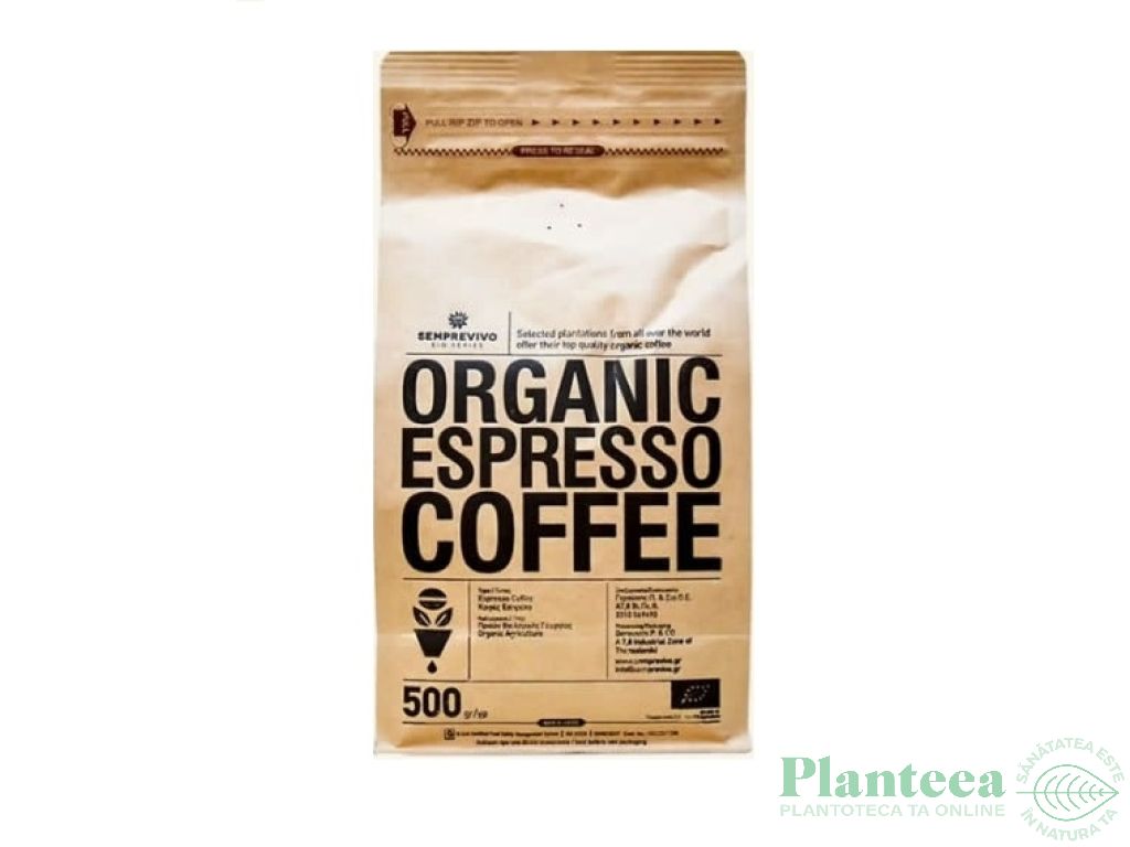 Cafea boabe espresso eco 500g - GEROUSSIS P&CO