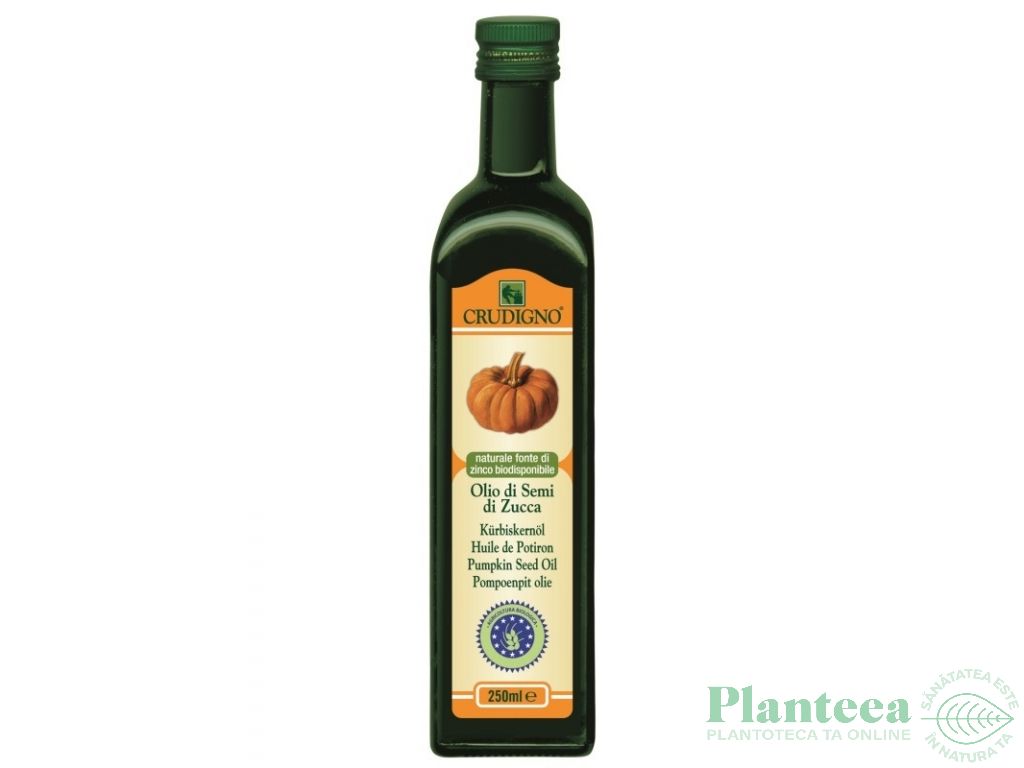 Ulei seminte dovleac 250ml - CRUDIGNO