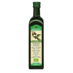 Ulei masline extravirgin busuioc eco 250ml - CRUDIGNO