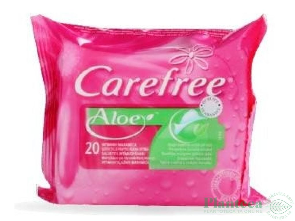 Servetele umede intime aloe 20b - CAREFREE