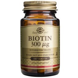 Biotin 300mcg 100cp - SOLGAR