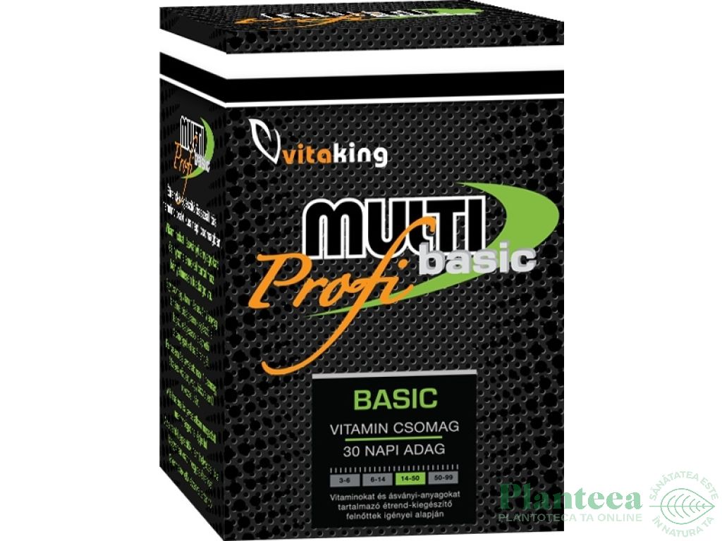 Vitamine minerale multi profi baza 30pl - VITAKING