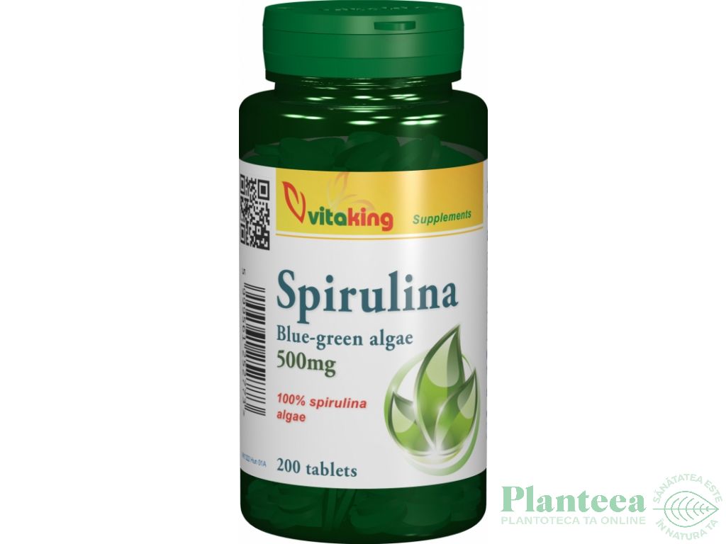 Spirulina 500mg 200cp - VITAKING