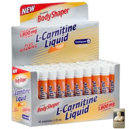 Shot L carnitina 1800mg piersica 40x25ml - BODY SHAPER