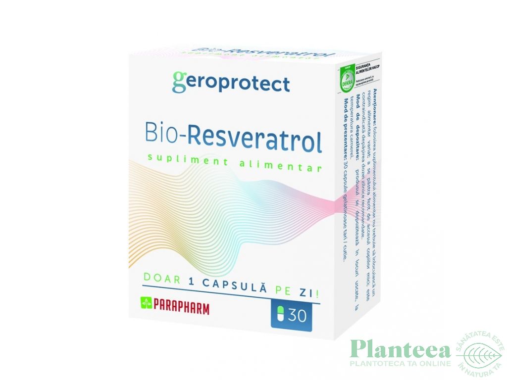 Bio resveratrol 30cps - PARAPHARM