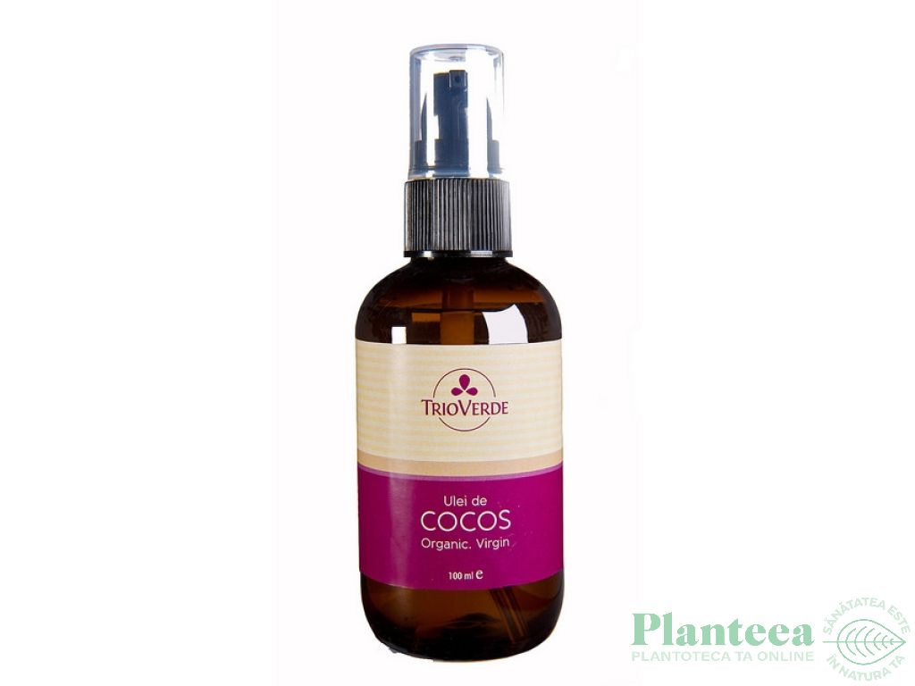 Ulei cocos virgin organic 100ml - TRIO VERDE