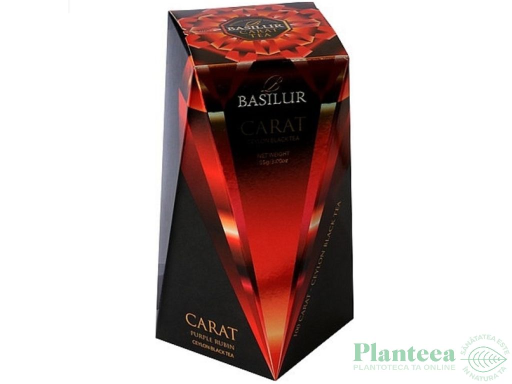 Ceai negru ceylon Carat purple rubin 85g - BASILUR