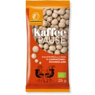 Bilute crocante porumb mei glazura ciocolata alba cappuccino eco 25g - LANDGARTEN