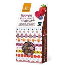 Boabe fructe padure invelite mix ciocolata eco 90g - LANDGARTEN
