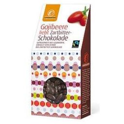 Boabe goji uscat invelite ciocolata neagra eco 90g - LANDGARTEN