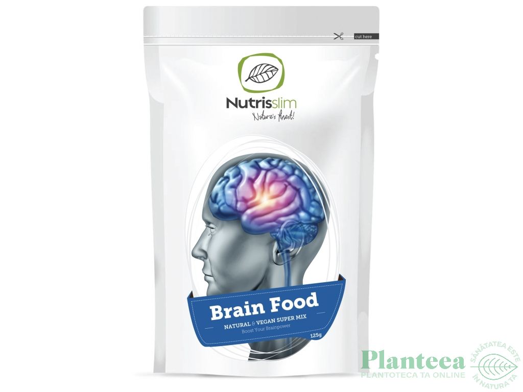 Pulbere mix vegan Brain Food eco 125g - NUTRISSLIM