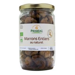 Castane intregi suc propriu eco 420g - PRIMEAL