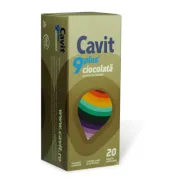 Cavit 9 plus ciocolata 20cp - BIOFARM