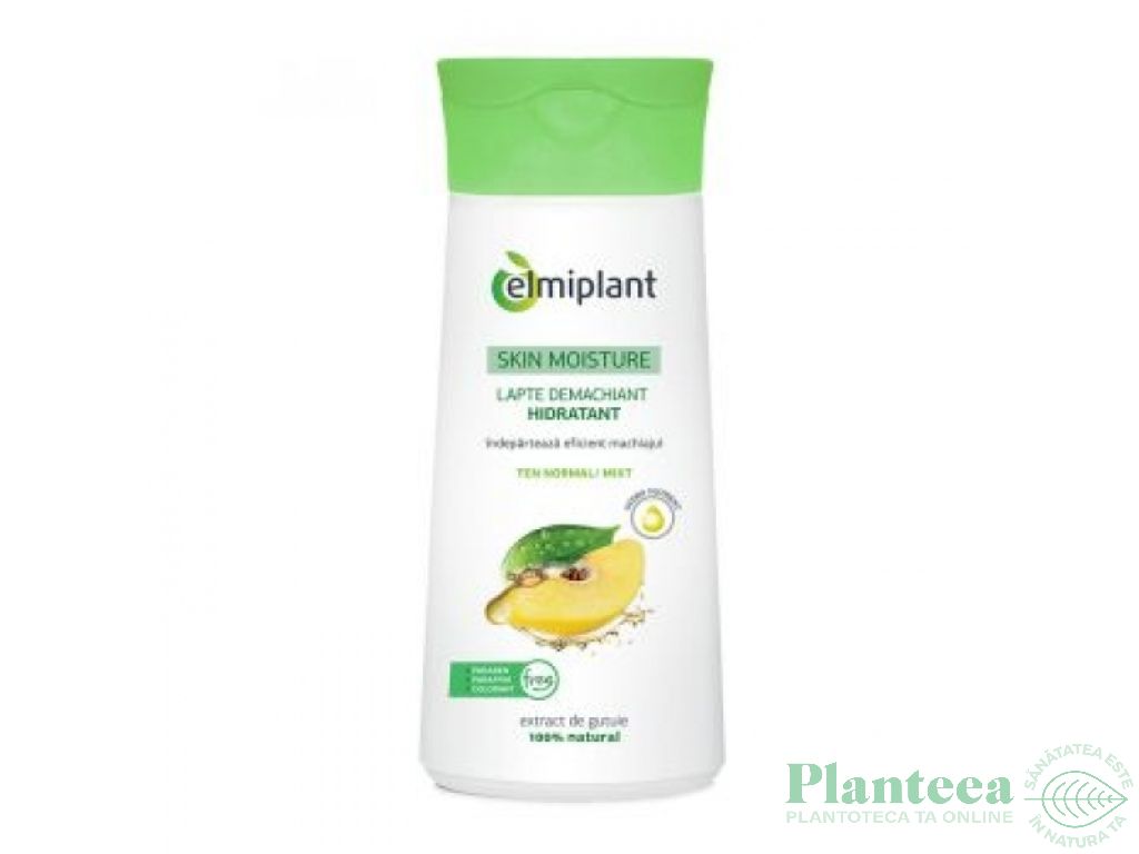 Lapte demachiant hidratant ten normal/mixt SkinMoisture 200ml - ELMIPLANT