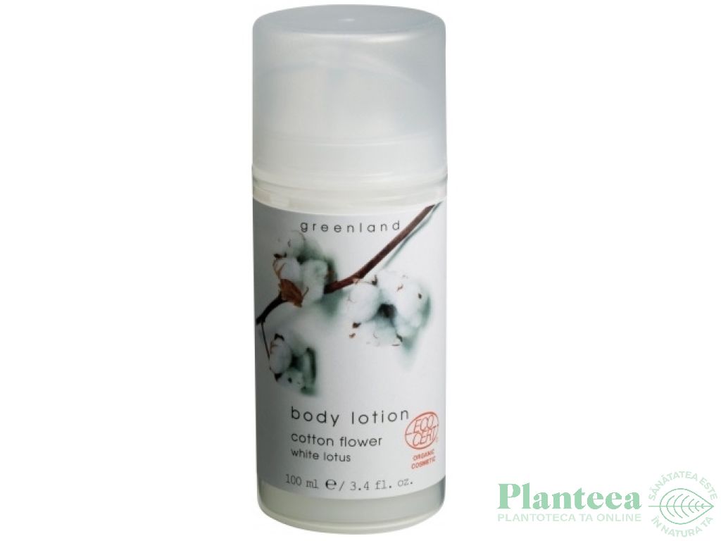 Lotiune corp Cotton Flower White lotus 100ml - GREENLAND