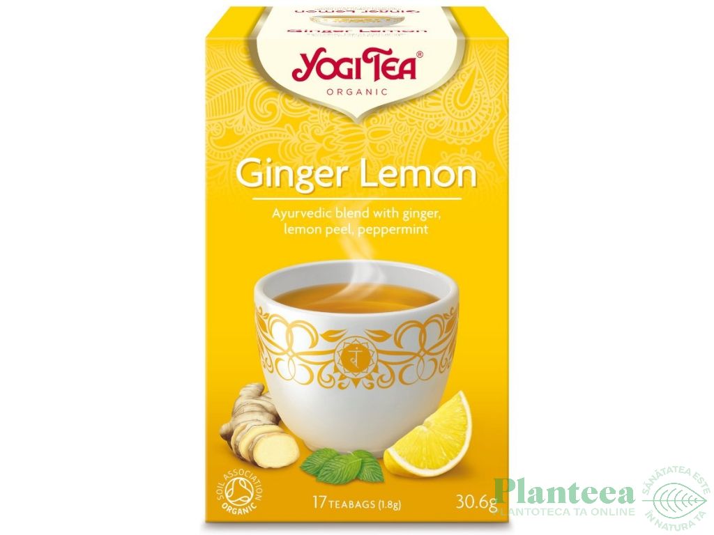 Ceai ghimbir lamaie eco 17dz - YOGI TEA