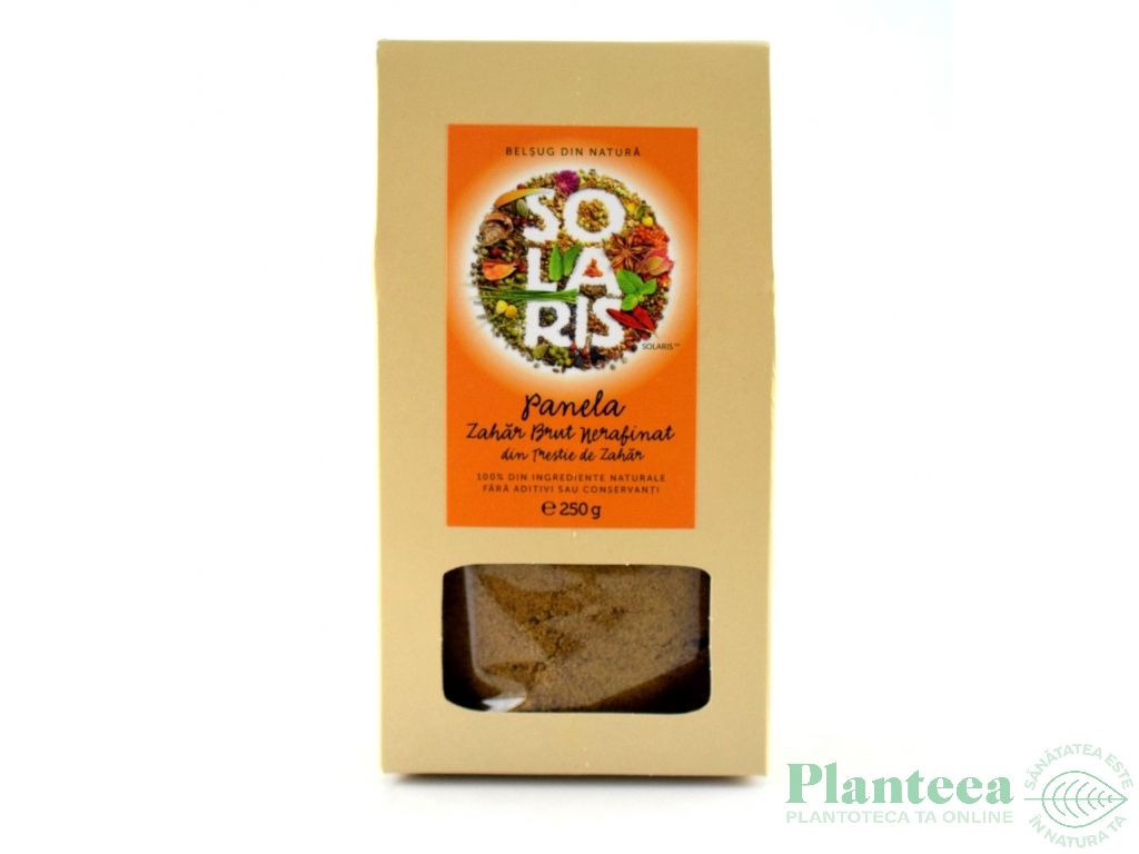 Zahar brut trestie nerafinat Panela 250g - SOLARIS