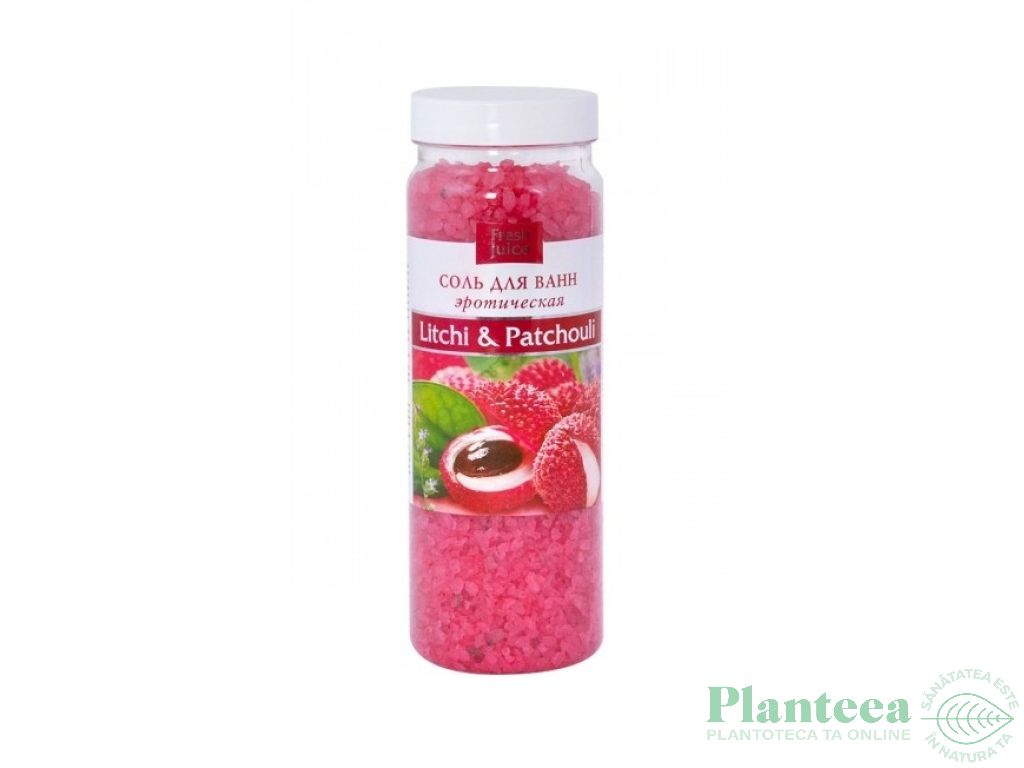 Sare baie litchi patchouli 700g - FRESH JUICE