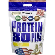 Pulbere proteica mix 4sort 80+ vanilie 2kg - WEIDER