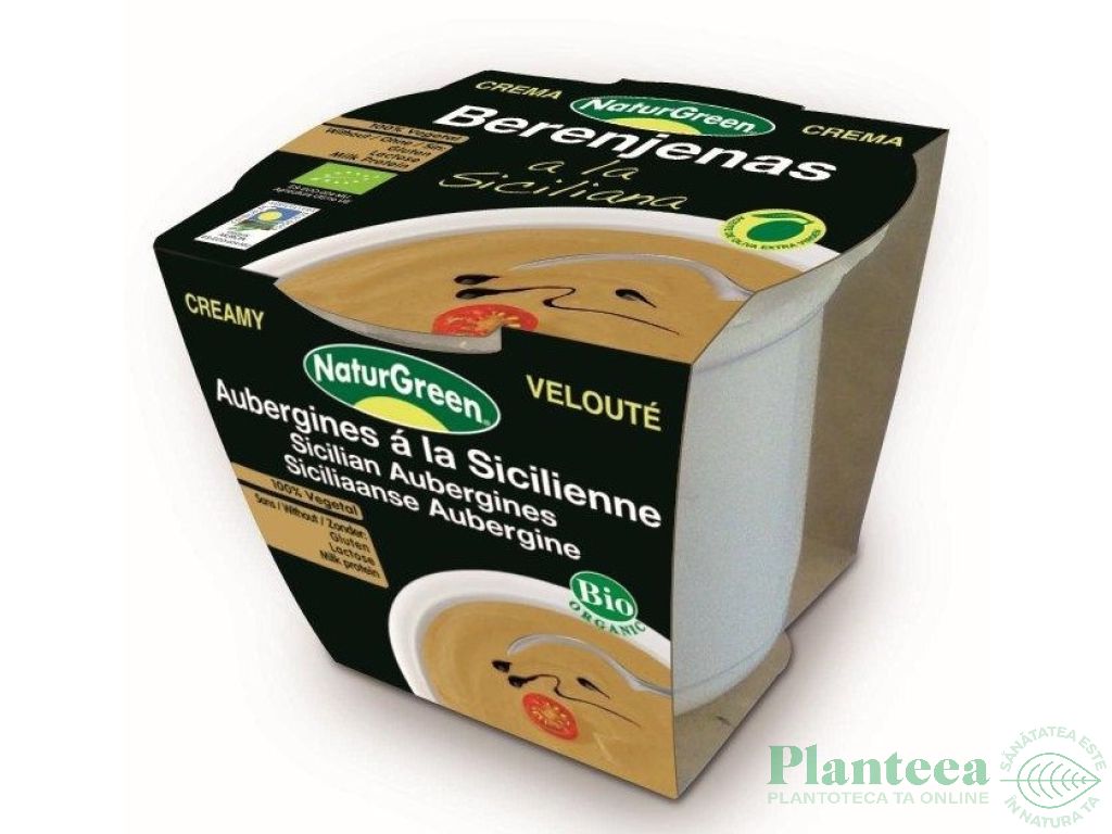 Supa crema vinete siciliene eco 310g - NATURGREEN