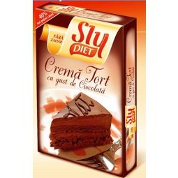 Praf crema tort ciocolata dietetica 2x27g - SLY NUTRITIA