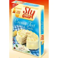 Praf crema tort vanilie dietetica 2x27g - SLY NUTRITIA