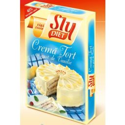 Praf crema tort vanilie dietetica 2x27g - SLY NUTRITIA