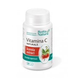 Vitamina C extract acerola 90cps - ROTTA NATURA