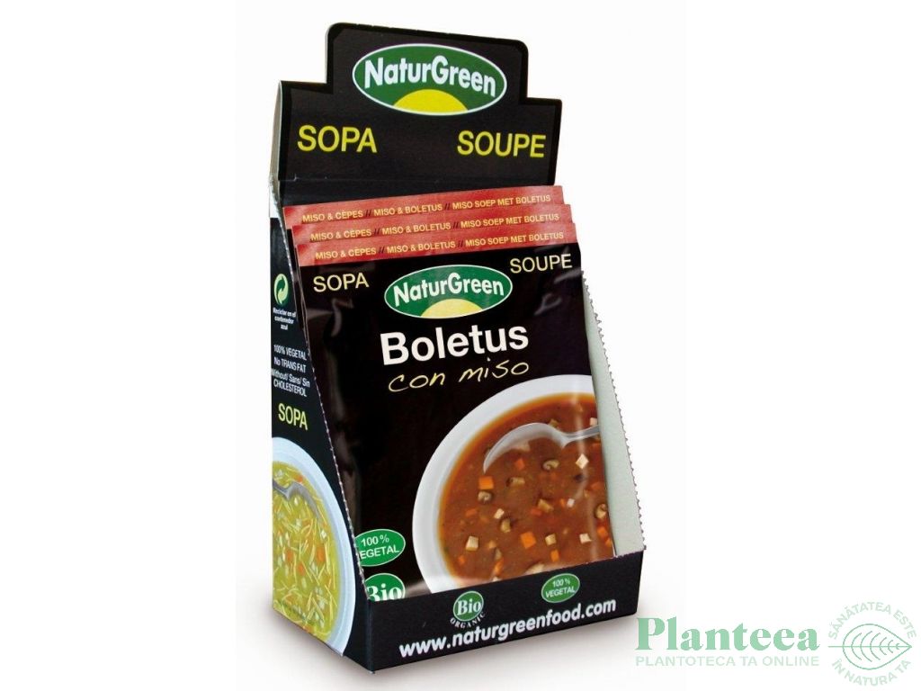Supa hribi cu miso eco 40g - NATURGREEN