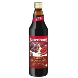 Suc struguri rosii rodie eco 750ml - RABENHORST