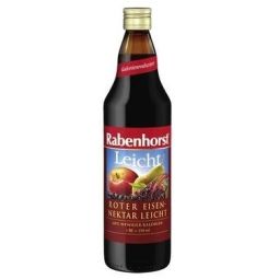 Nectar fructe rosii gluconat feros light 750ml - RABENHORST