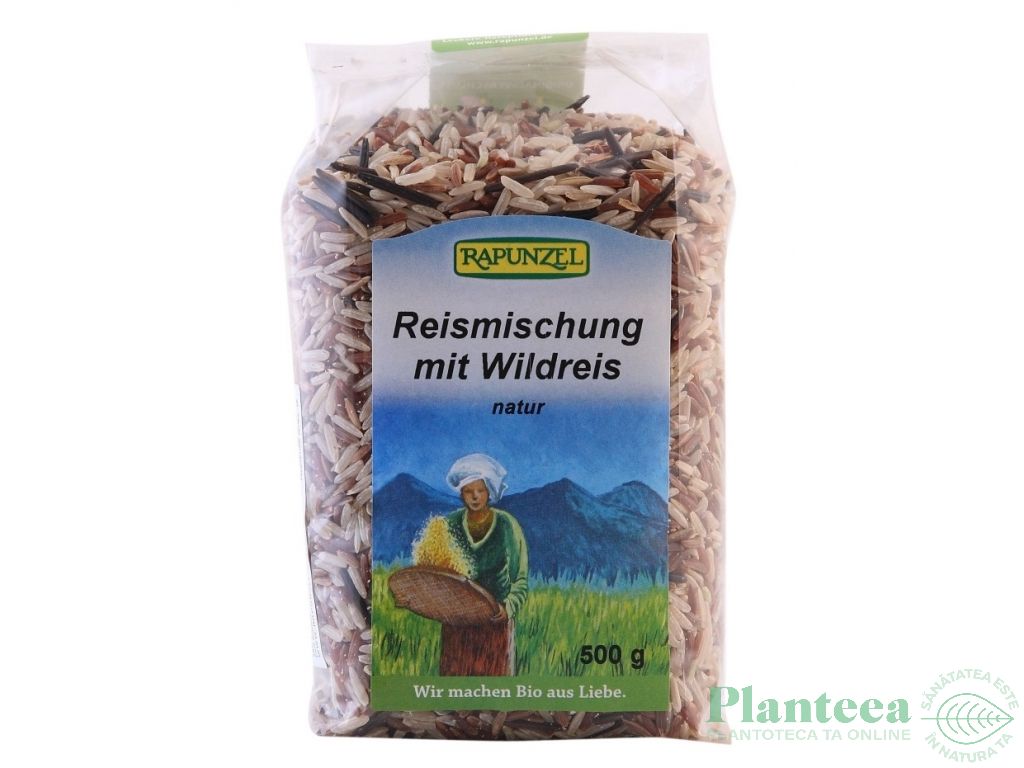 Orez amestec [thaibonnet/rosu camargue/salbatic] eco 500g - RAPUNZEL