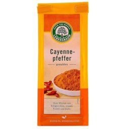 Condiment piper cayenne macinat eco 50g - LEBENSBAUM