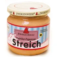 Pate vegetal fl soarelui ardei gras/iute eco 180g - ZWERGENWIESE