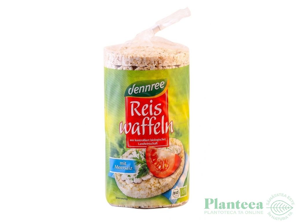 Rondele expandate orez cu sare eco 100g - DENNREE