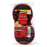 Rondele expandate orez ciocolata amaruie fara gluten eco 100g - DENNREE