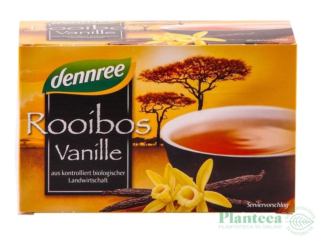 Ceai rooibos vanilie eco 20dz - DENNREE