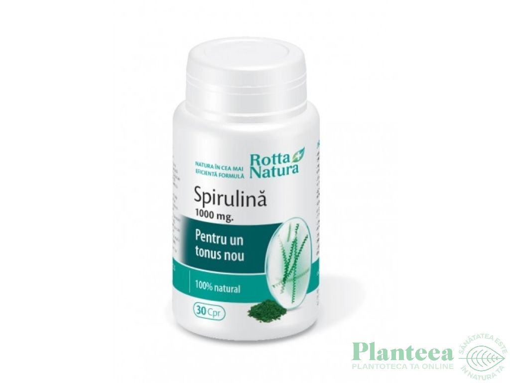 Spirulina 1000mg eco 30cp - ROTTA NATURA