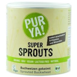 Pulbere hrisca germinata raw Super Sprouts eco 220g - PUR YA