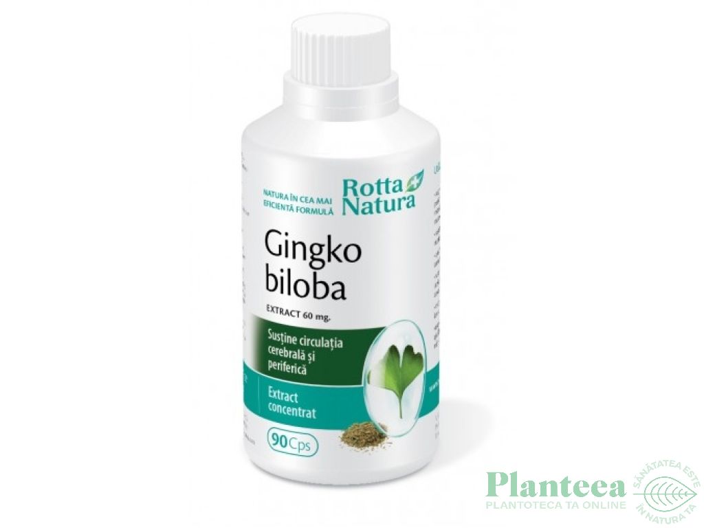 Ginkgo biloba 60mg 90cps - ROTTA NATURA