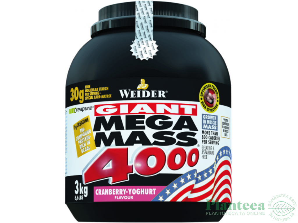 Gigant mega mass 4000 merisoare 3kg - WEIDER