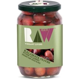 Masline kalamata cu samburi pure 210g - RAW HEALTH