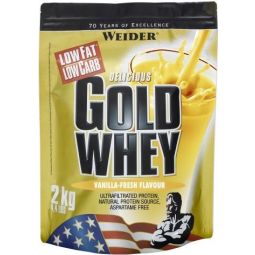 Pulbere proteica zer concentrat Gold vanilie 2kg - WEIDER