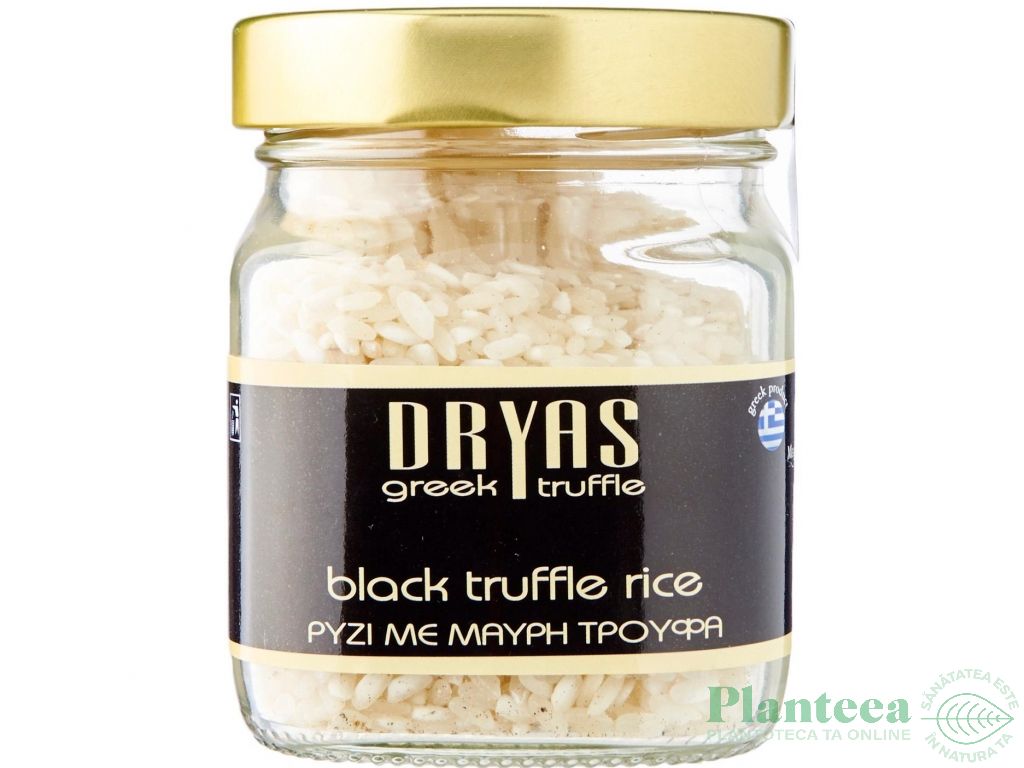 Orez trufe negre 200g - DRYAS GREEK TRUFFLE
